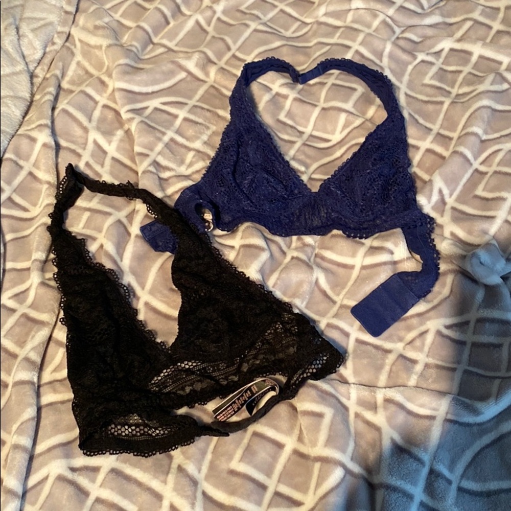 Victoria secret halter lace bralettes